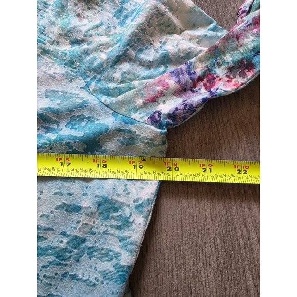 Coldwater Creek Womens Long Sleeve Abstract Print Top L Size - Picture 7 of 7